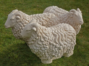 Fiona Bowley. Three Sheep